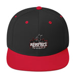 Memphis Jookin Logo Snapback Hat (RED/BLACK)