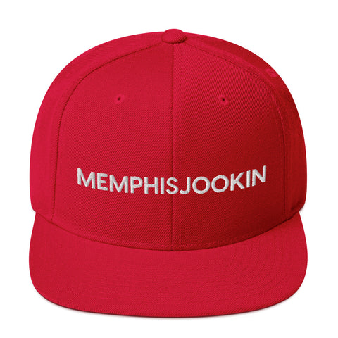Memphis Jookin Snapback Hat (Red)