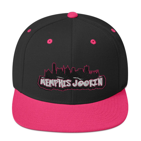 Memphis Jookin City Life Snapback (Pink/Black)